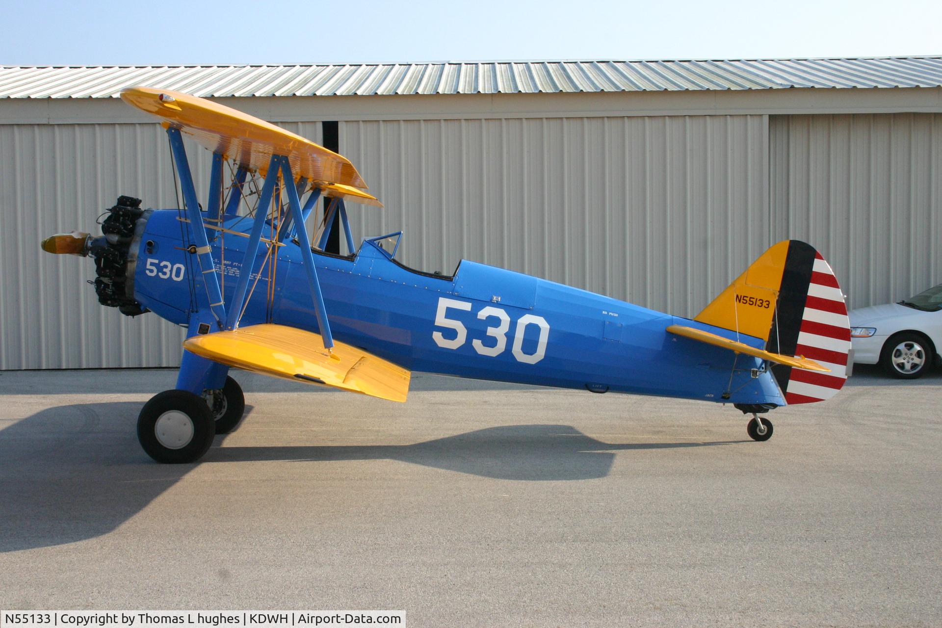 N55133, 1941 Boeing A75N1(PT17) C/N 75-867, Boeing Stearman A75N4 (PT-17) (New restoration)