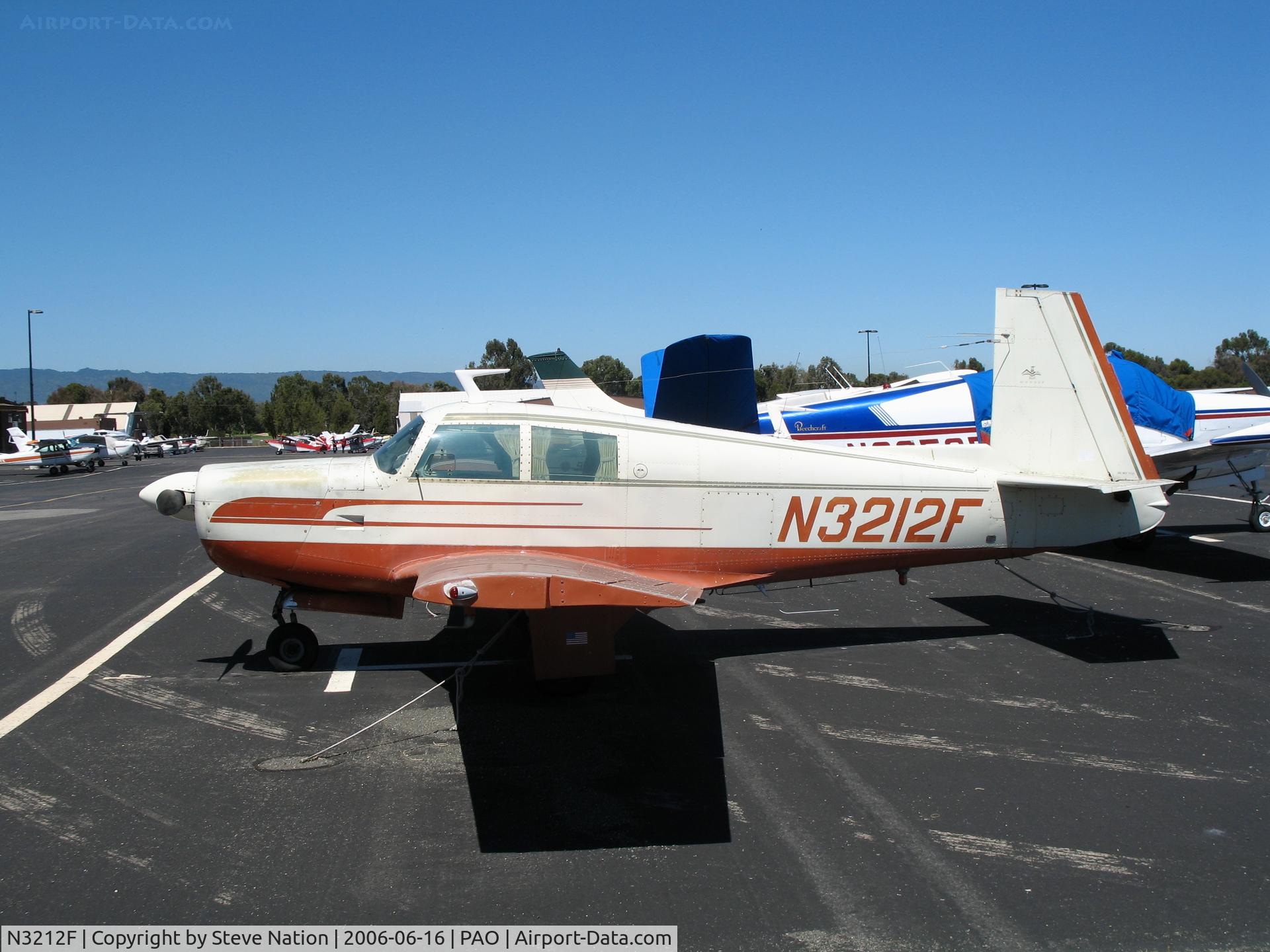 N3212F, 1967 Mooney M20E C/N 670005, 1967 Mooney M20E @ Palo Alto Airport, CA