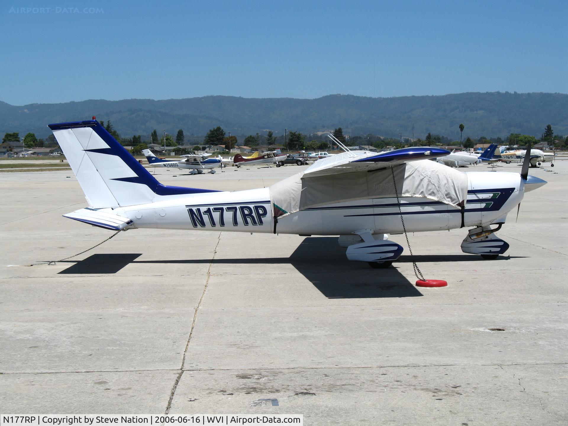 N177RP, 1968 Cessna 177 Cardinal C/N 17700763, 1968 Cessna 177 Cardinal with cockpit cover @ Watsonville Airport, CA