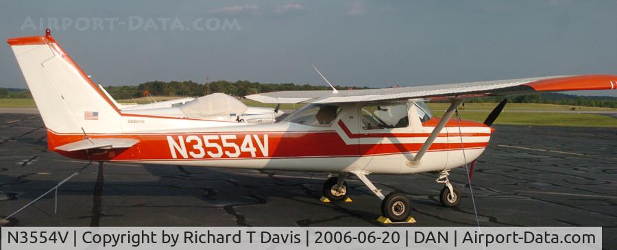 N3554V, 1975 Cessna 150M C/N 15076545, 1975 Cessna 15M in Danville Va.