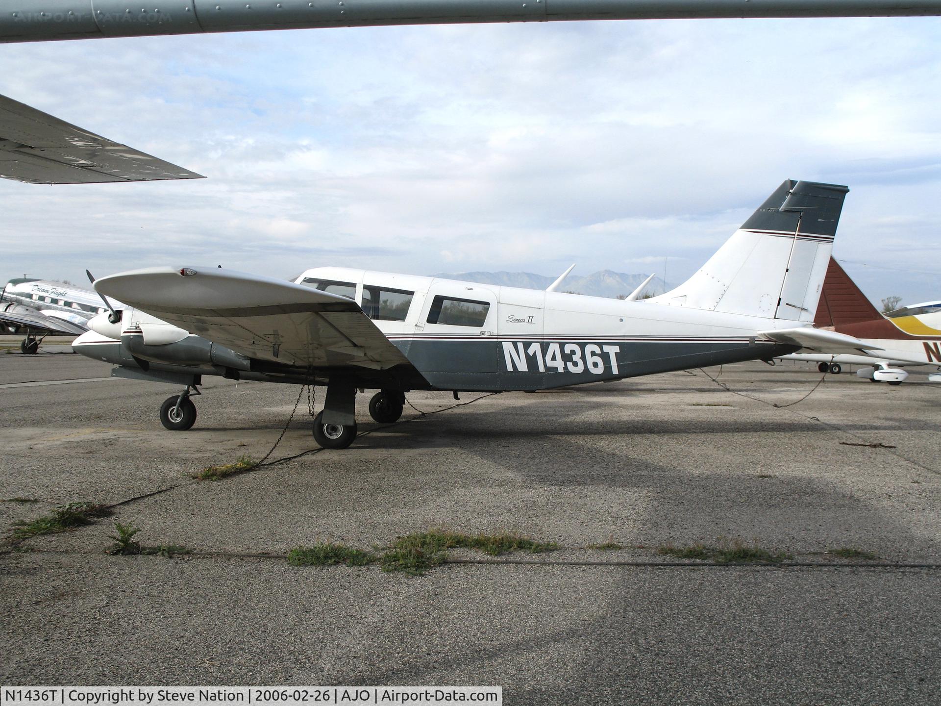 N1436T, 1972 Piper PA-34-200 Seneca C/N 34-7250317, 1972 Piper PA-34-200 @ Corona Municipal Airport, CA