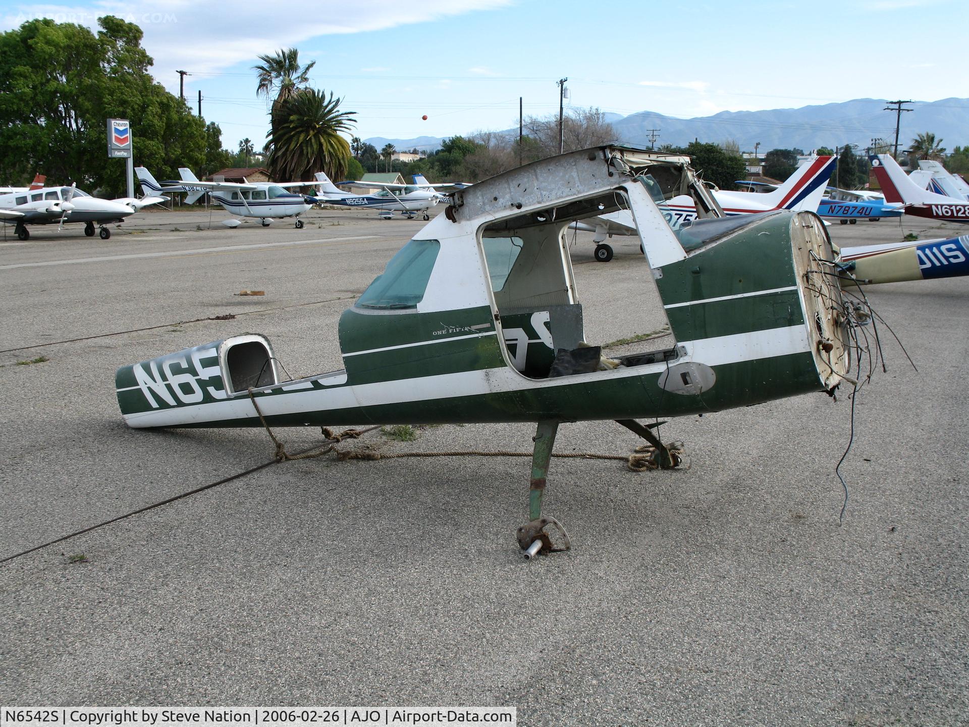 N6542S, 1967 Cessna 150H C/N 15067342, Remains of 1967 Cessna 150 (