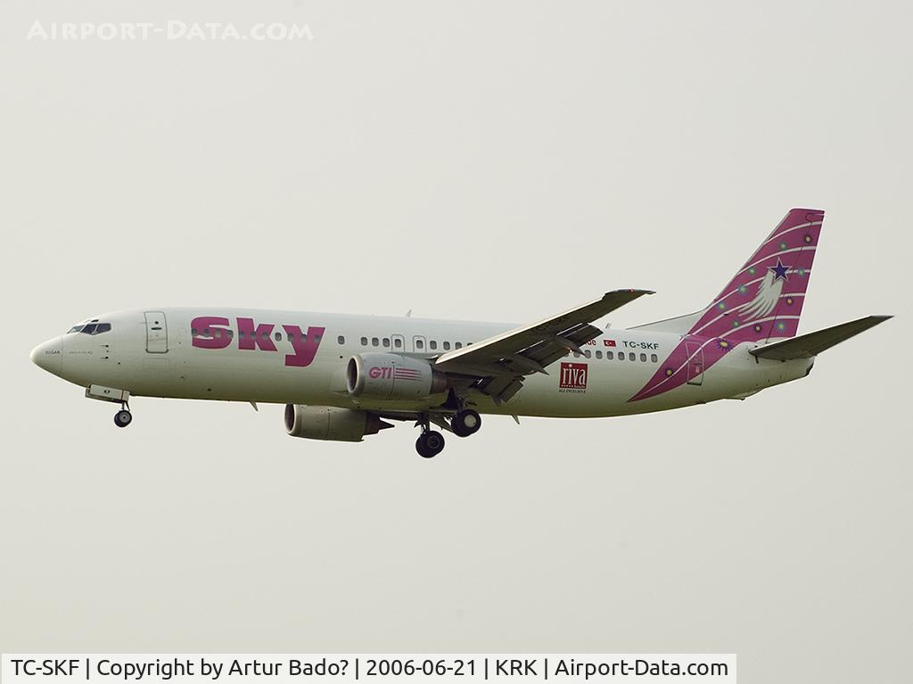 TC-SKF, 1993 Boeing 737-4Q8 C/N 26291/2513, Sky Airlines