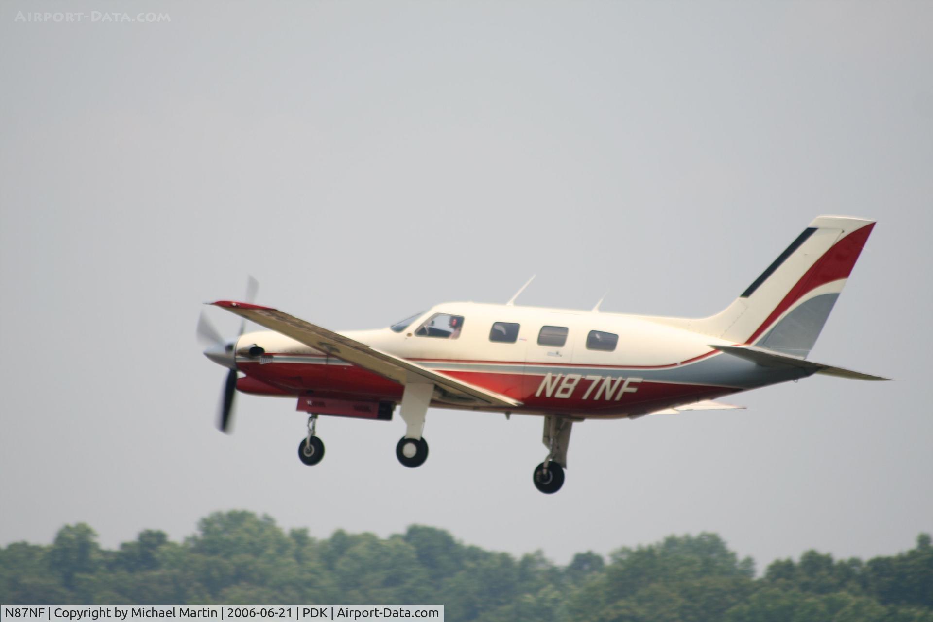 N87NF, 1987 Piper PA-46-310P Malibu C/N 4608099, Departing 20R