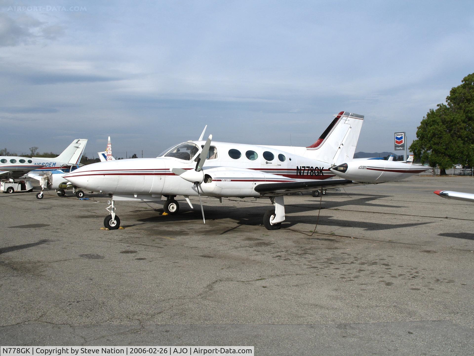 N778GK, 1971 Cessna 421B Golden Eagle C/N 421B0118, 1971 Cessna 421B @ Corona Municipal Airport, CA
