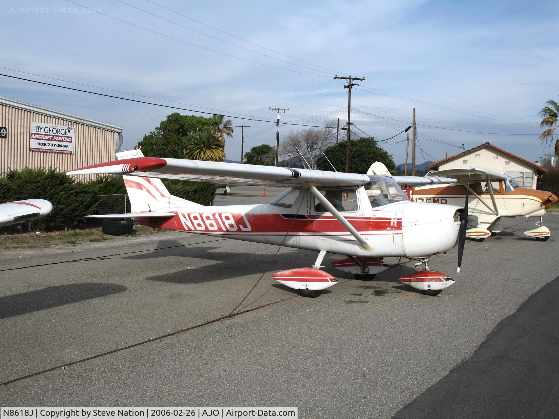 N8618J, 1967 Cessna 150G C/N 15066518, 1967 Cessna 150G @ Corona Municipal Airport, CA