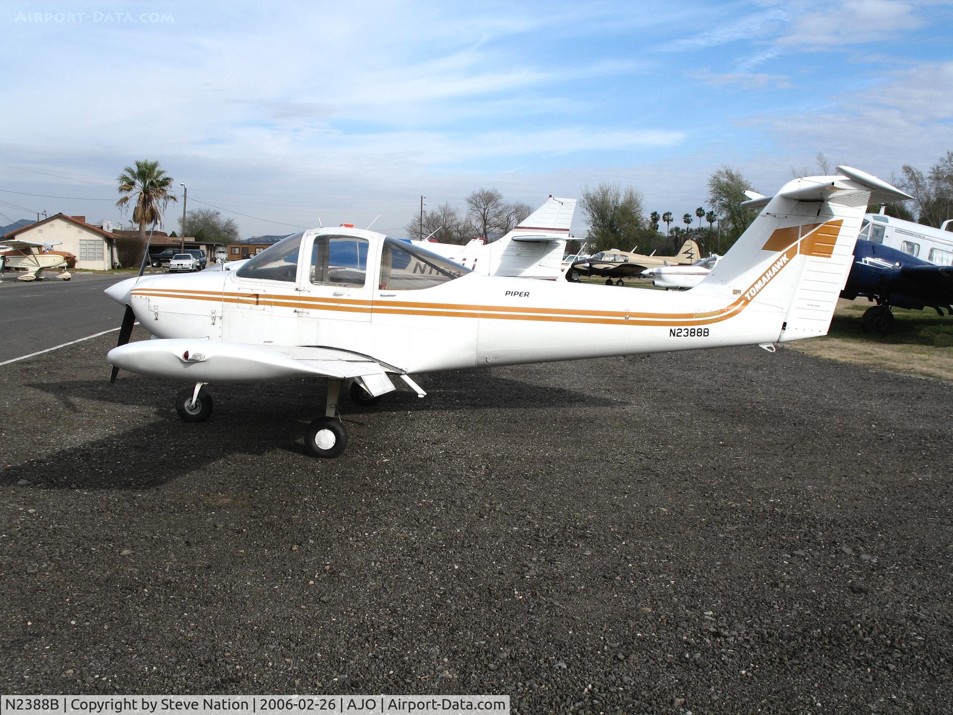 N2388B, 1978 Piper PA-38-112 Tomahawk Tomahawk C/N 38-79A0031, 1978 Piper PA-38-112 Tomahawk @ Corona Municipal Airport, CA