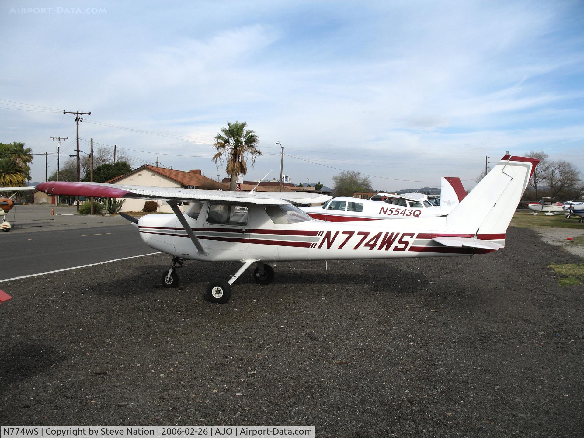 N774WS, 1977 Cessna 152 C/N 15279971, 1977 Cessna 152 @ Corona Municipal Airport, CA