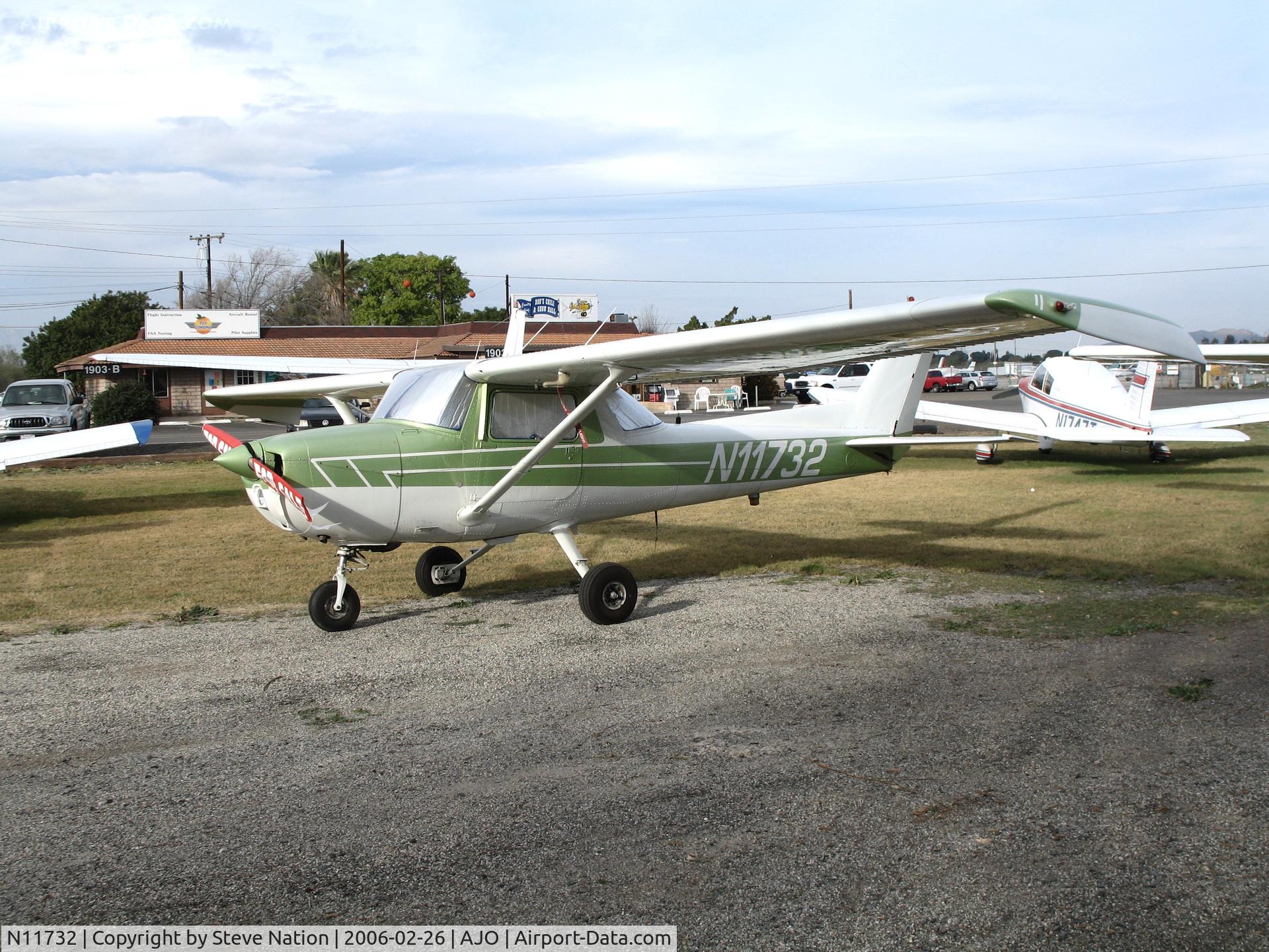 N11732, 1974 Cessna 150L C/N 15075598, 1974 Cessna 150L @ Corona Municipal Airport, CA