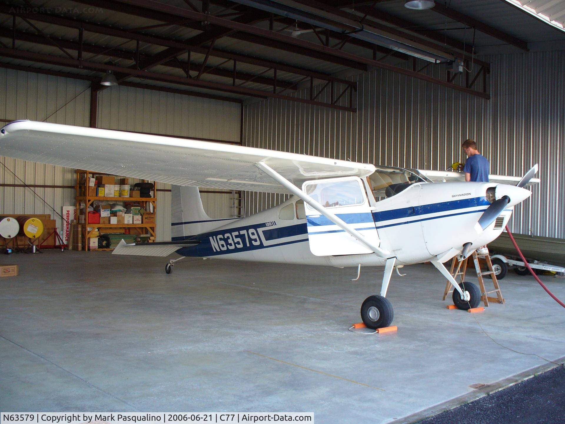 N63579, 1977 Cessna 180K Skywagon C/N 18052855, Cessna 180