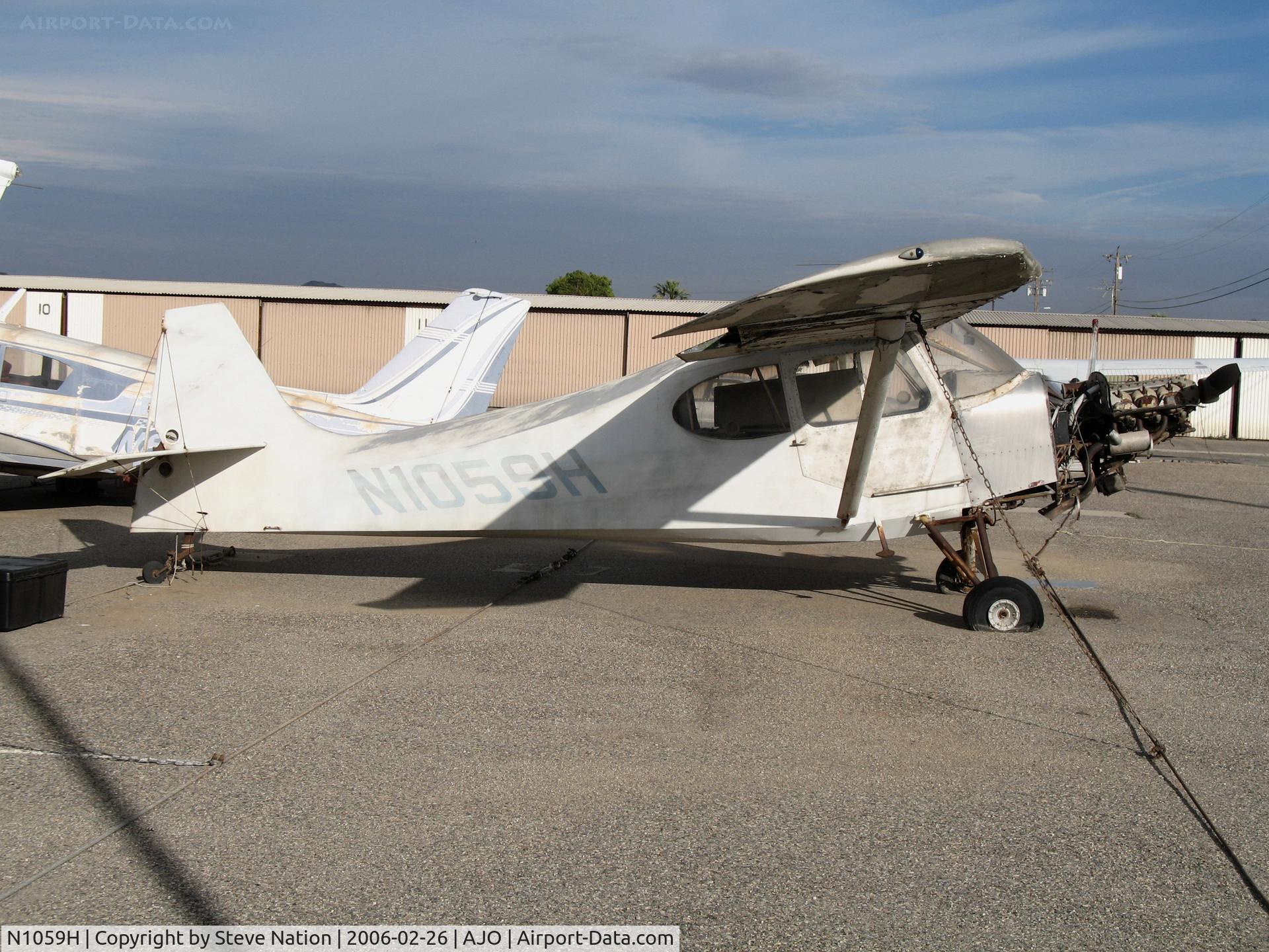 N1059H, 1948 Aeronca 15AC Sedan C/N 15AC-75, 1948 Aeronca 15AC minus cowling @ Corona Municipal Airport, CA