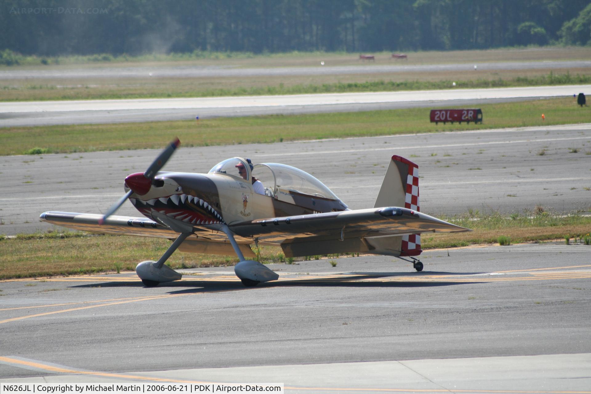 N626JL, Vans RV-8 C/N 81114, Landing 20L