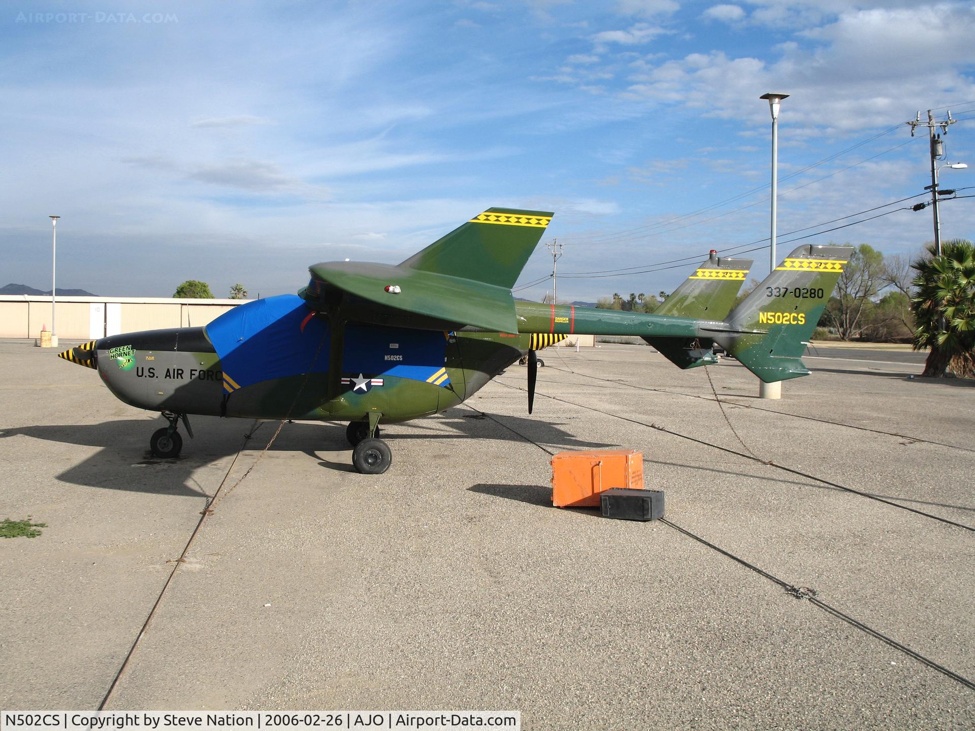 N502CS, 1966 Cessna 337A Super Skymaster C/N 337-0280, 1966 Cessna 337A painted as US Air Force O-2A 337-0280 