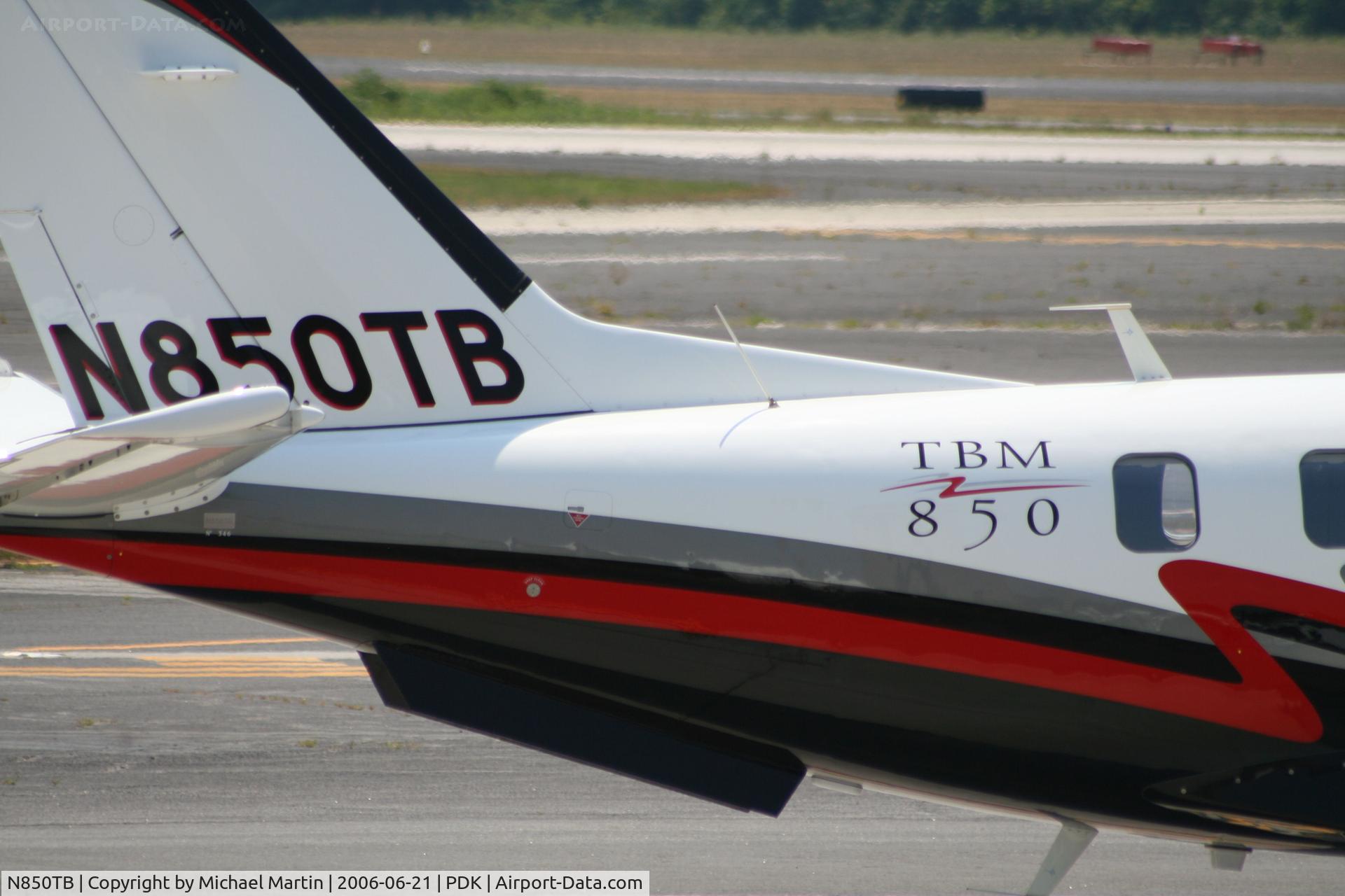 N850TB, 2006 Socata TBM-700 C/N 346, Tail Numbers