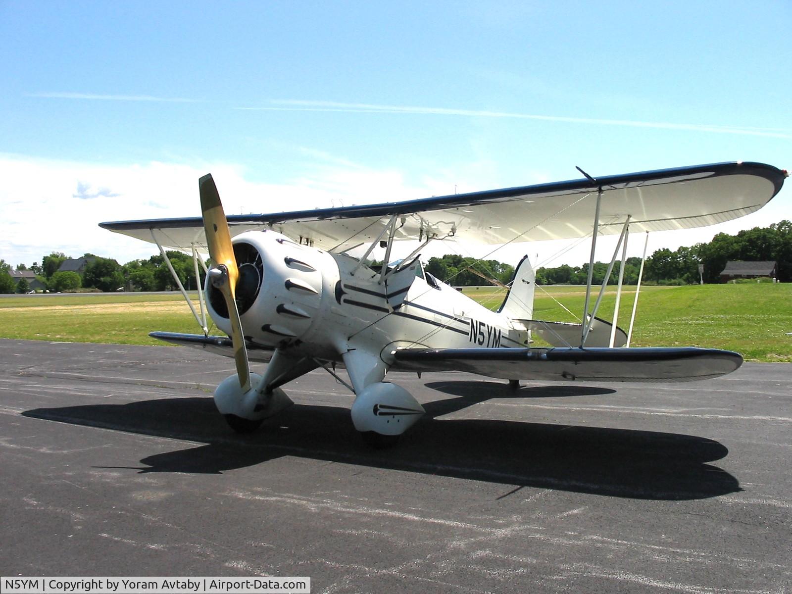 N5YM, 1992 Classic Aircraft Corp WACO YMF C/N F5036, Put-In Bay Ohio Airport