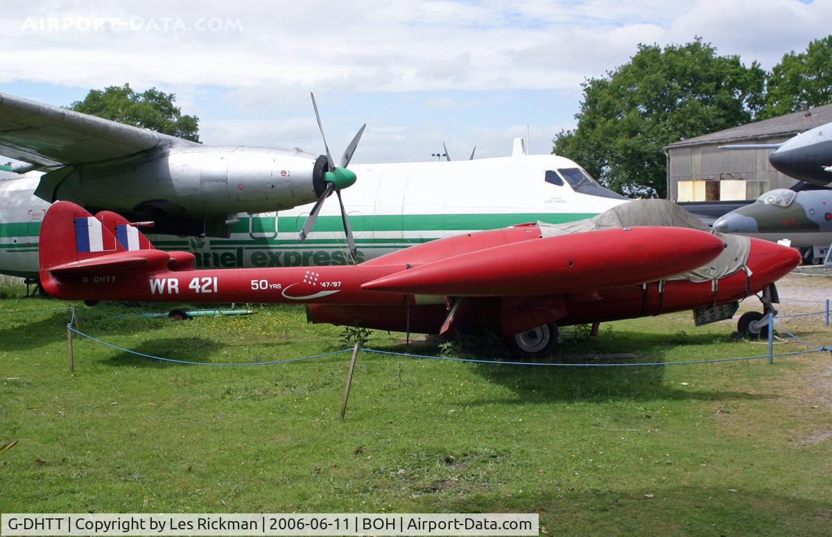 G-DHTT, 1956 De Havilland (F+W Emmen) DH-112 Venom FB.50 C/N 821, DH Venom FB.50