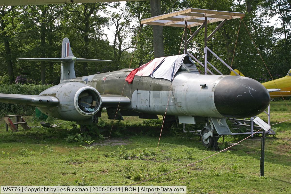 WS776, 1954 Gloster Meteor NF.14 C/N Not found WS776, Meteor NF.14
