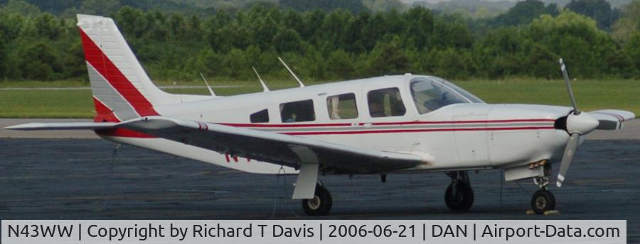 N43WW, 1981 Piper PA-32R-301 Saratoga C/N 32R-8113048, 1981 Piper PA-32R-301 in Danville Va.