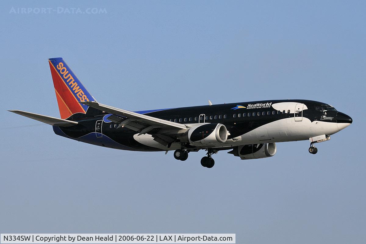 N334SW, 1988 Boeing 737-3H4 C/N 23938, Southwest Airlines N334SW 