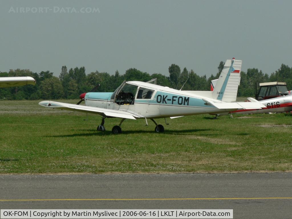 OK-FOM, Zlin Z-43 C/N 0072, Zlin 43
