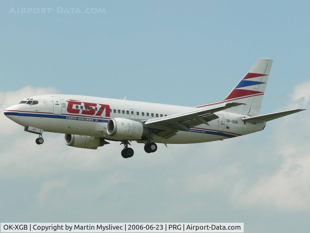 OK-XGB, 1992 Boeing 737-55S C/N 26540, Boeing 737-55S