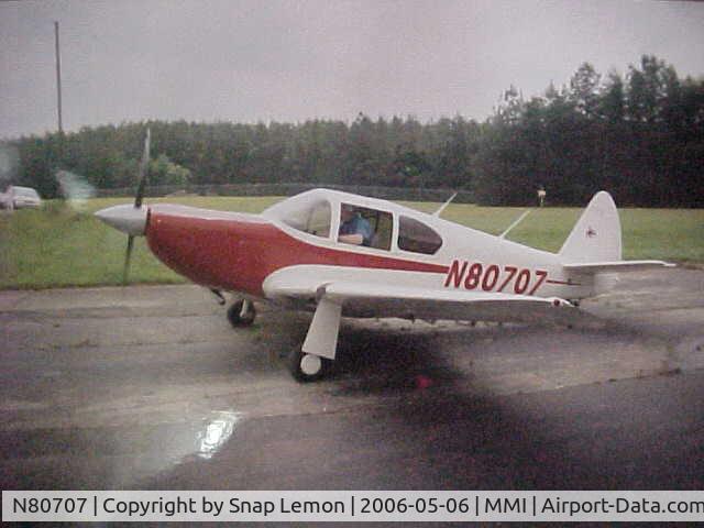 N80707, 1946 Globe GC-1B Swift C/N 110, GC1Bswift I0 360. 210 h.p cont engine