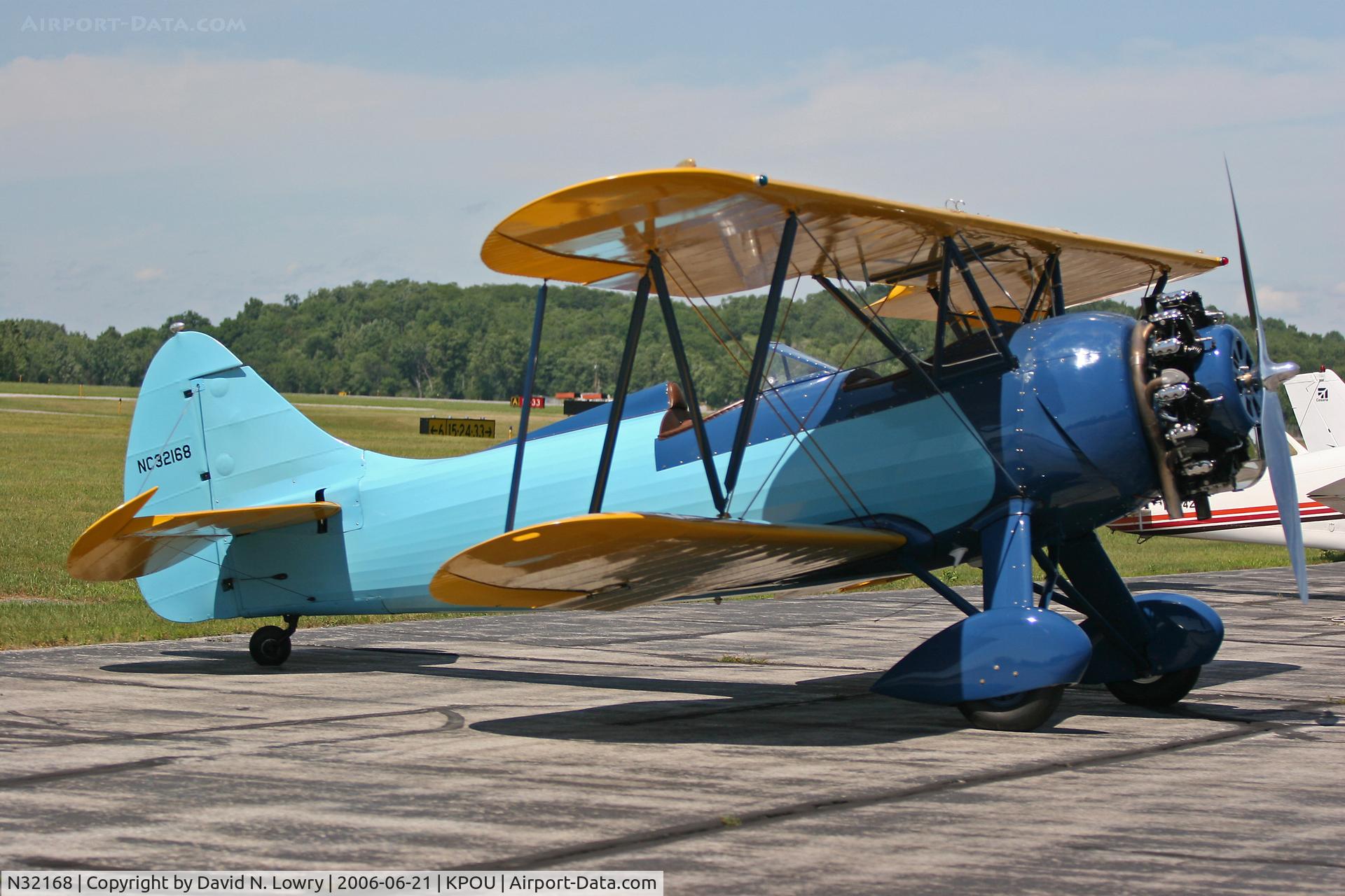N32168, 1941 Waco UPF-7 C/N 5800, N32168 at KPOU.