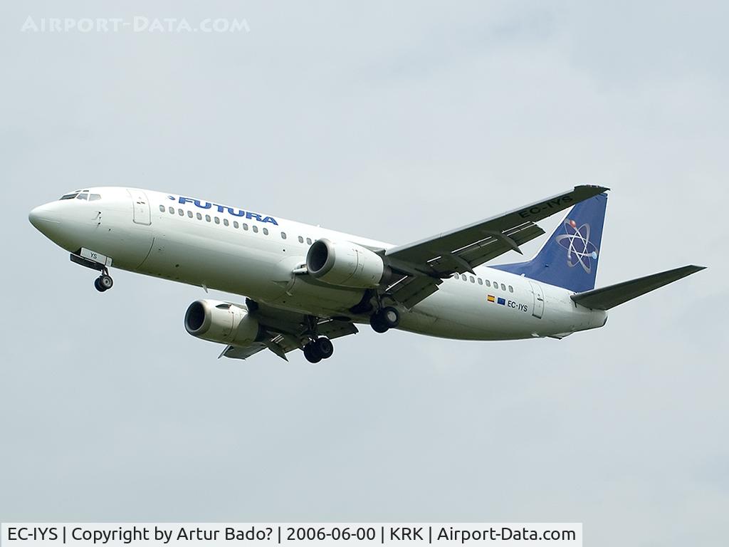 EC-IYS, 1990 Boeing 737-4YO C/N 24690, Futura International Airways