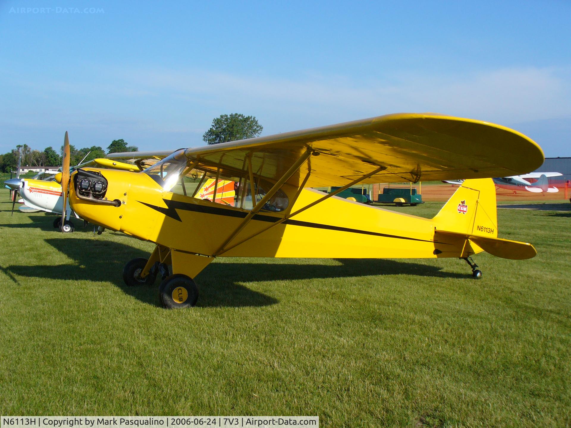 N6113H, 1946 Piper J3C-65 Cub C/N 19274, Piper J-3C-65