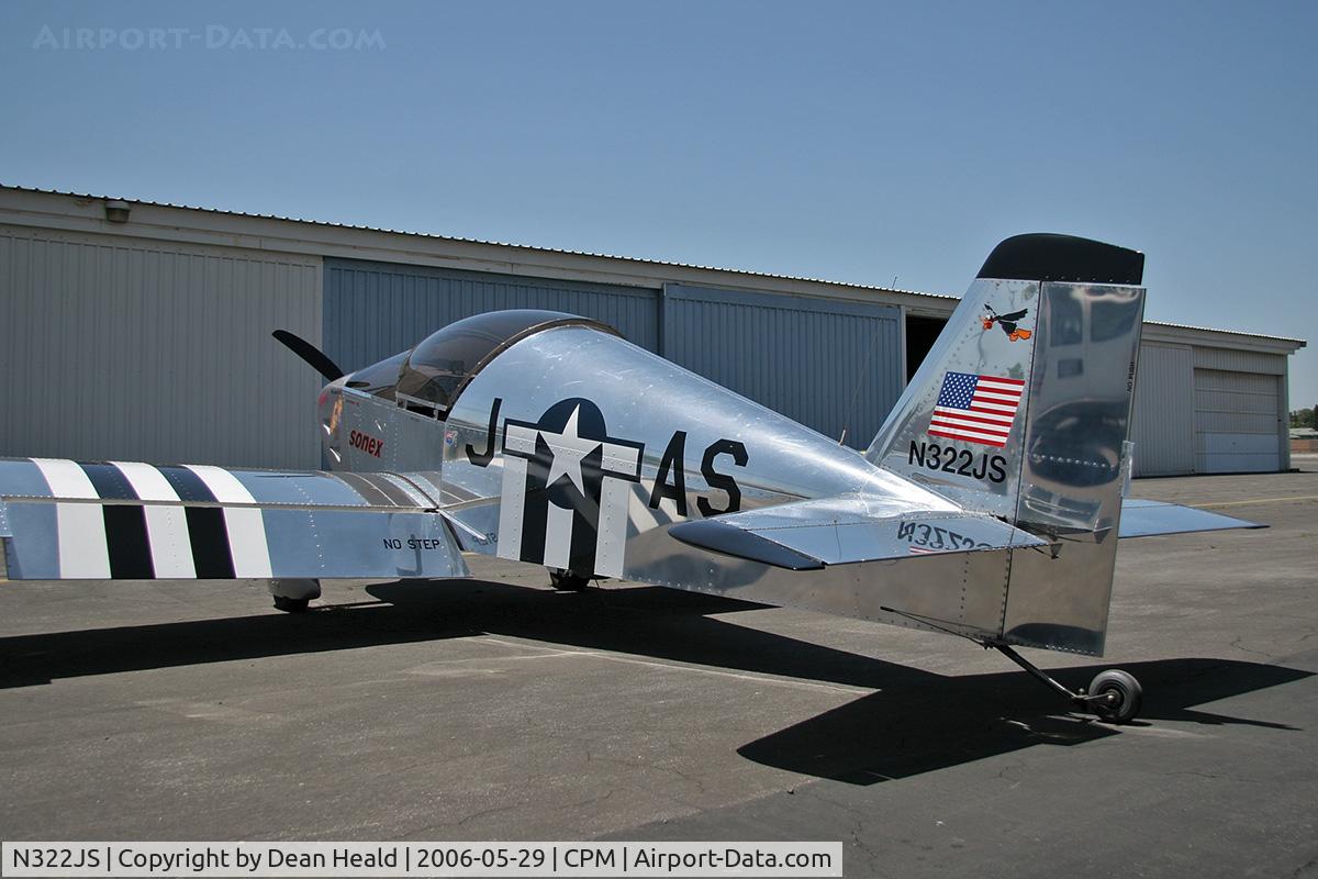 N322JS, 2004 Sonex Sonex C/N 0322, A beautiful Sonex at Compton Municipal Airport (CPM). Many thanks to the owner for allowing me to photograph the airplane.