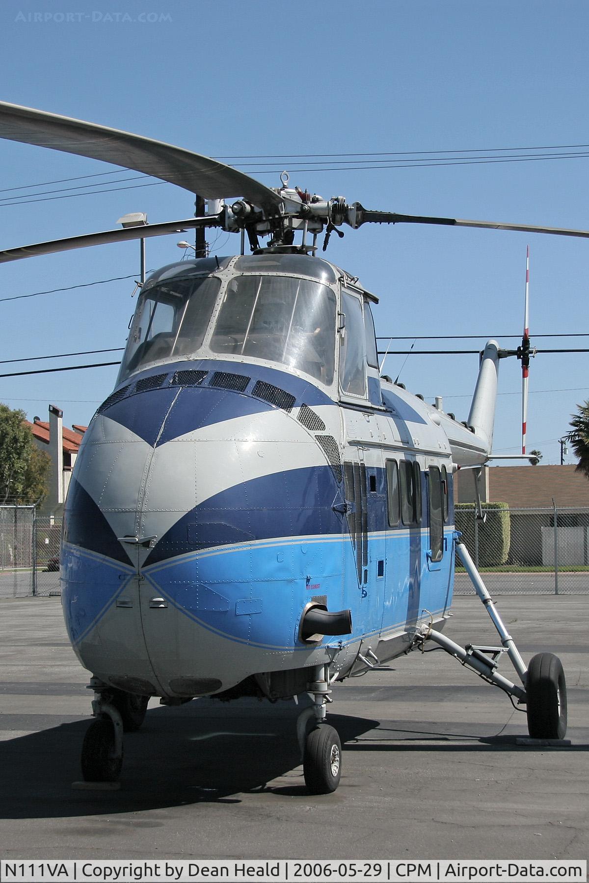 N111VA, 1953 Sikorsky S-55 C/N 55433, 1953 Sikorsky S-55 on the ramp at Compton Municipal Airport (KCPM).