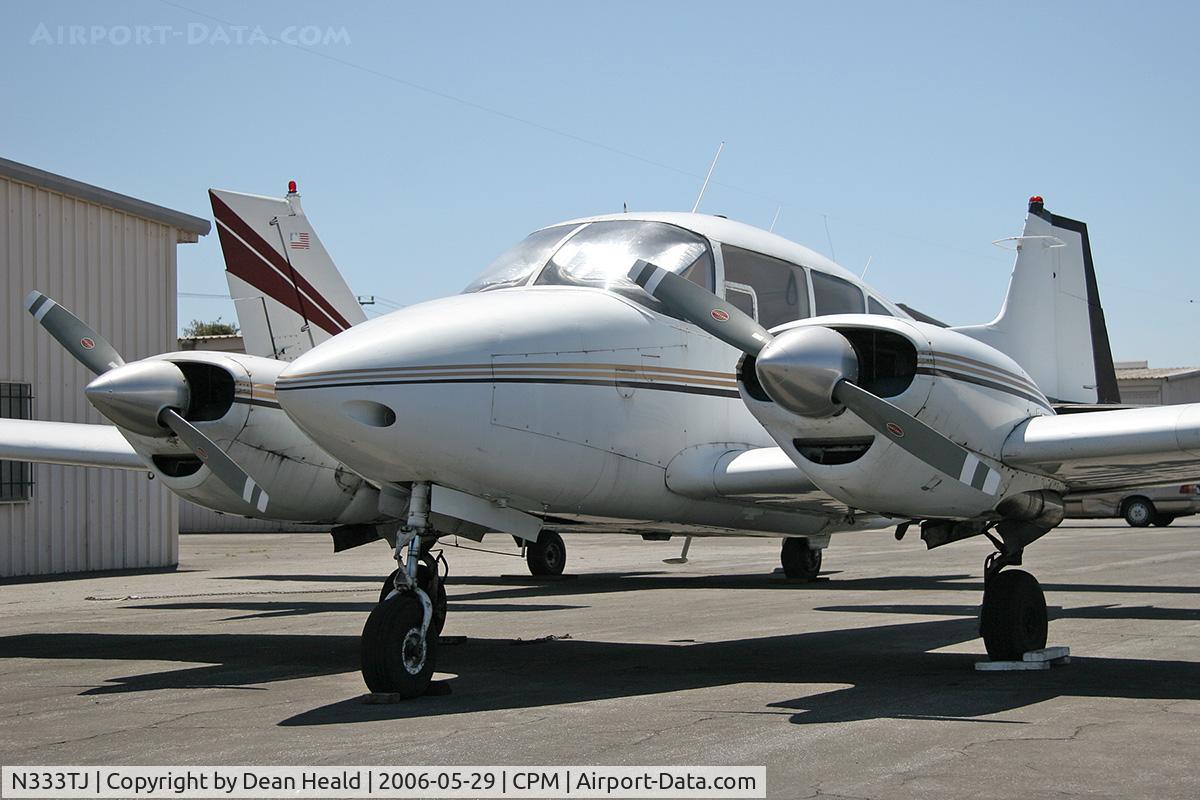 N333TJ, 1956 Piper PA-23 C/N 23-635, 1956 Piper PA-23 N333TJ parked at Compton Municipal Airport (CPM).
