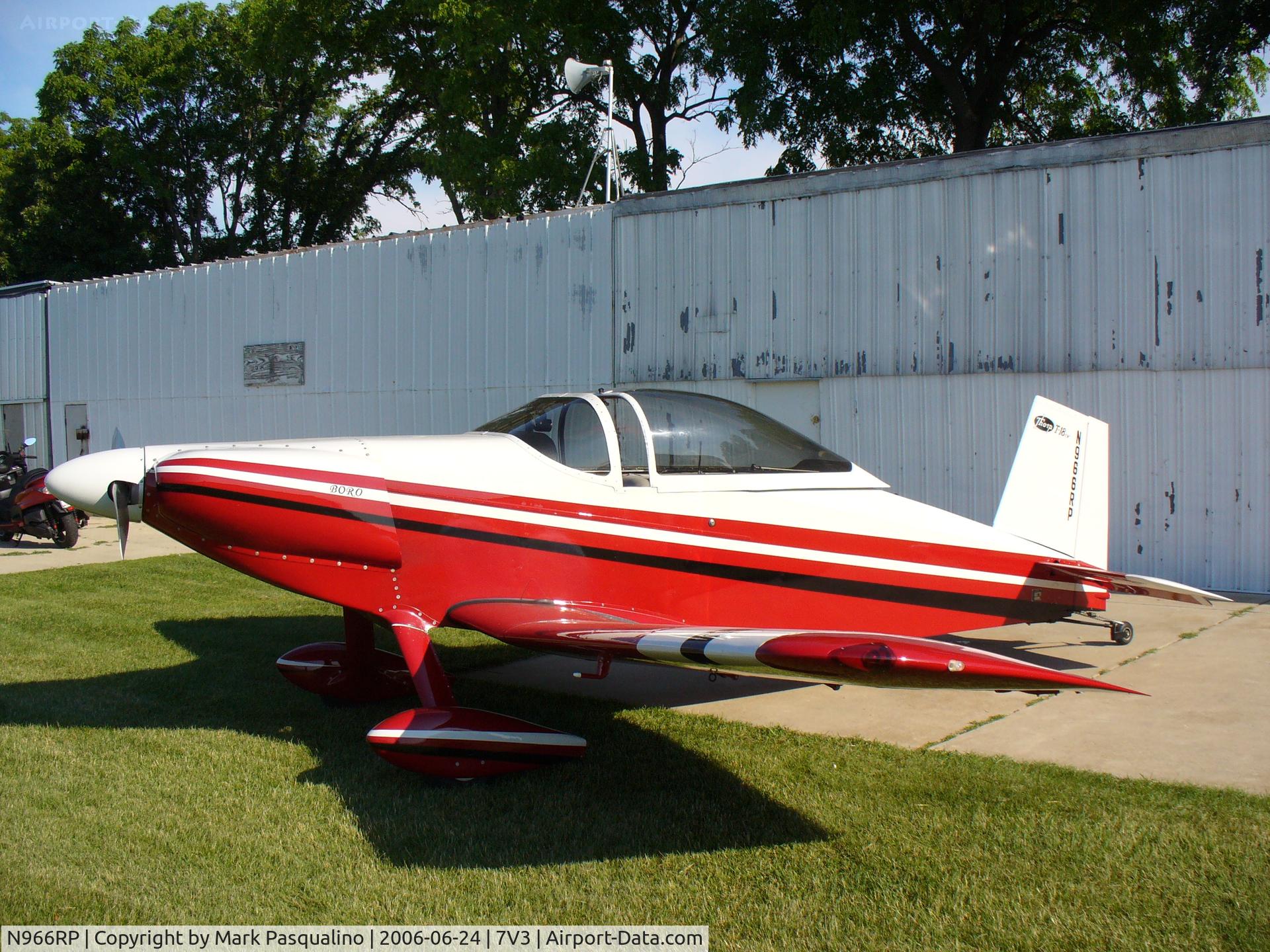N966RP, 1998 Thorp T-18CW Tiger C/N 966, Thorp T-18