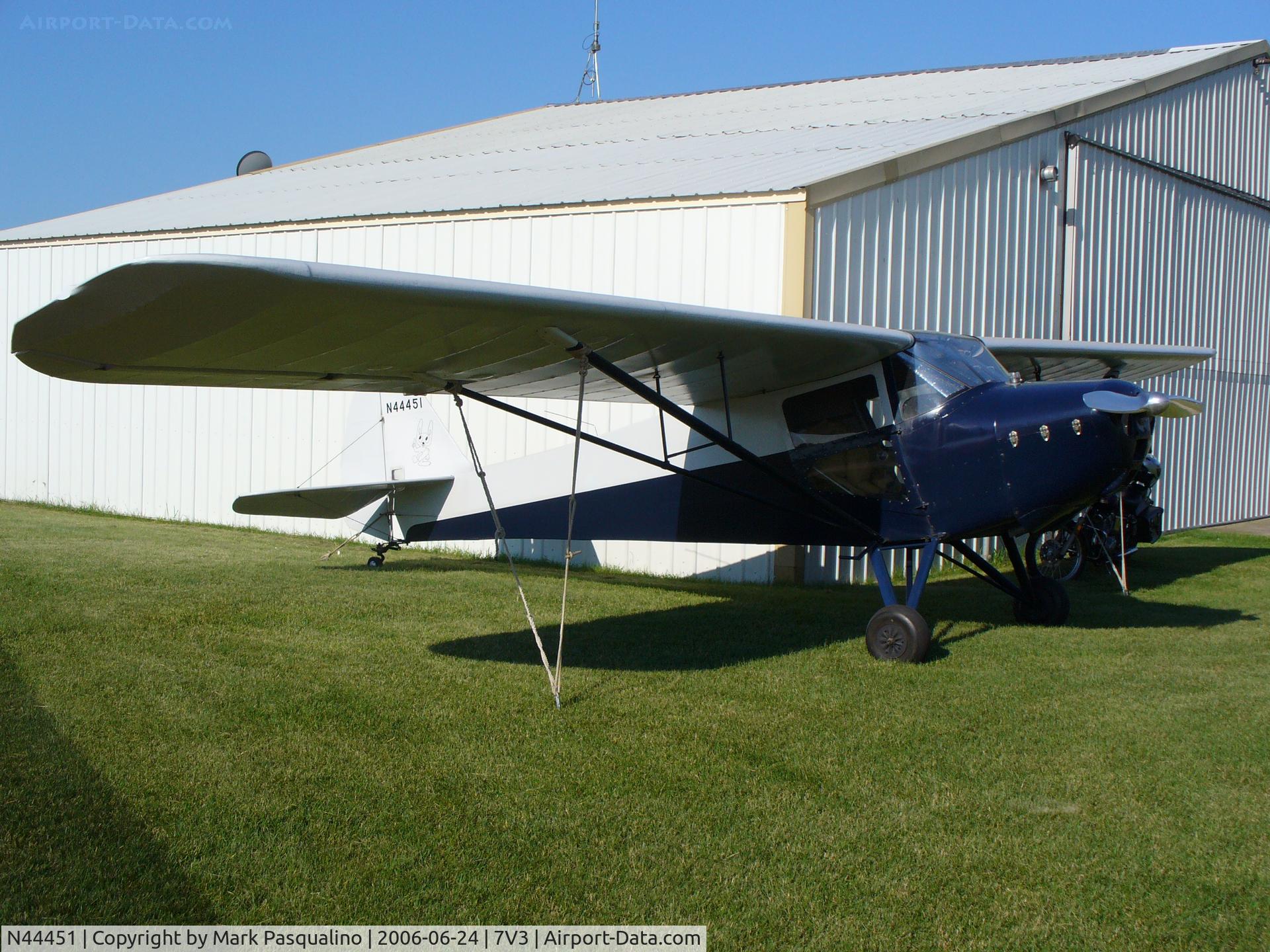 N44451, 1946 Taylorcraft BC12-D1 C/N 10251, Taylorcraft BC-12D