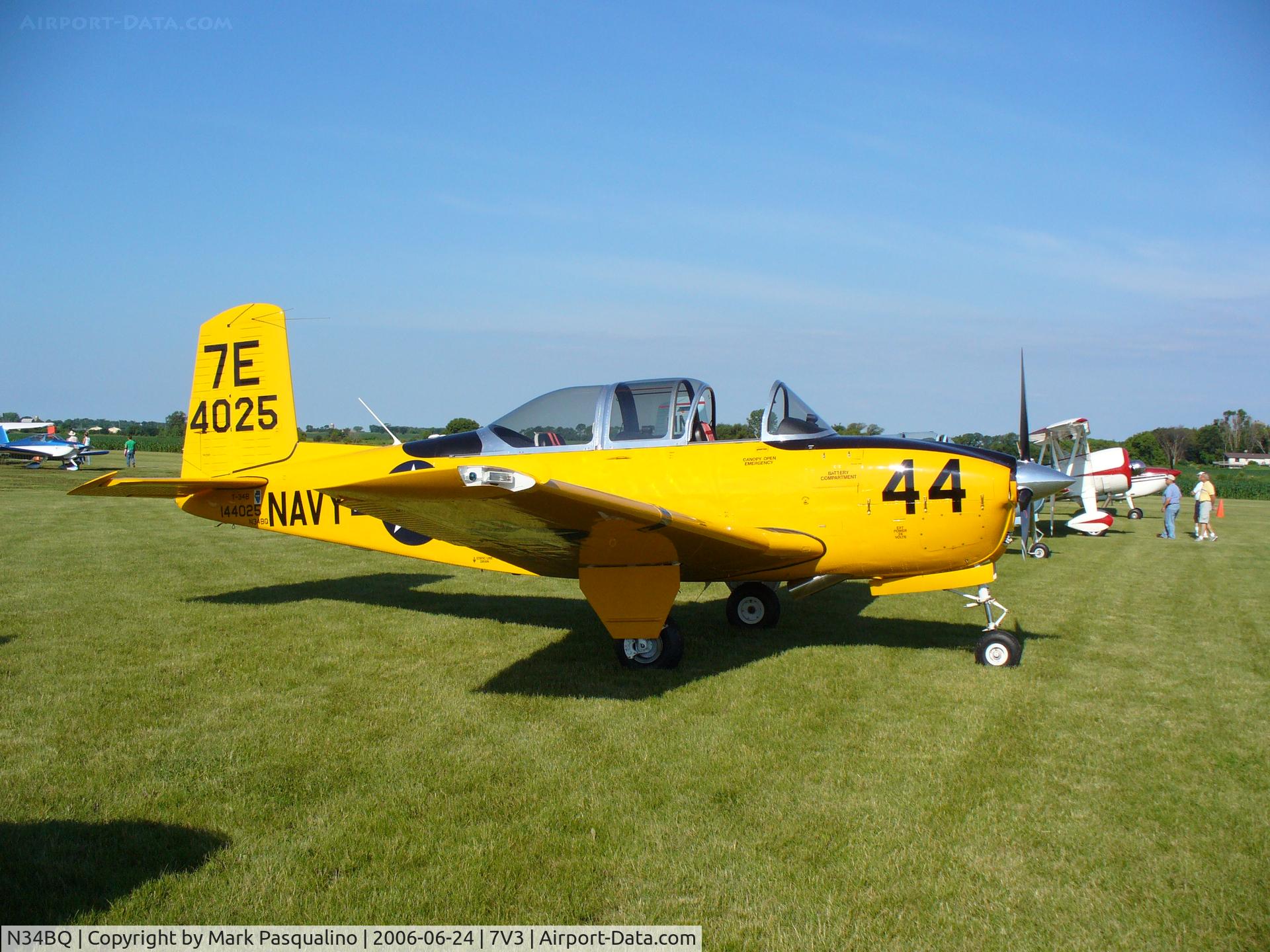 N34BQ, 1957 Beech T-34B C/N 144025, Beech T-34B