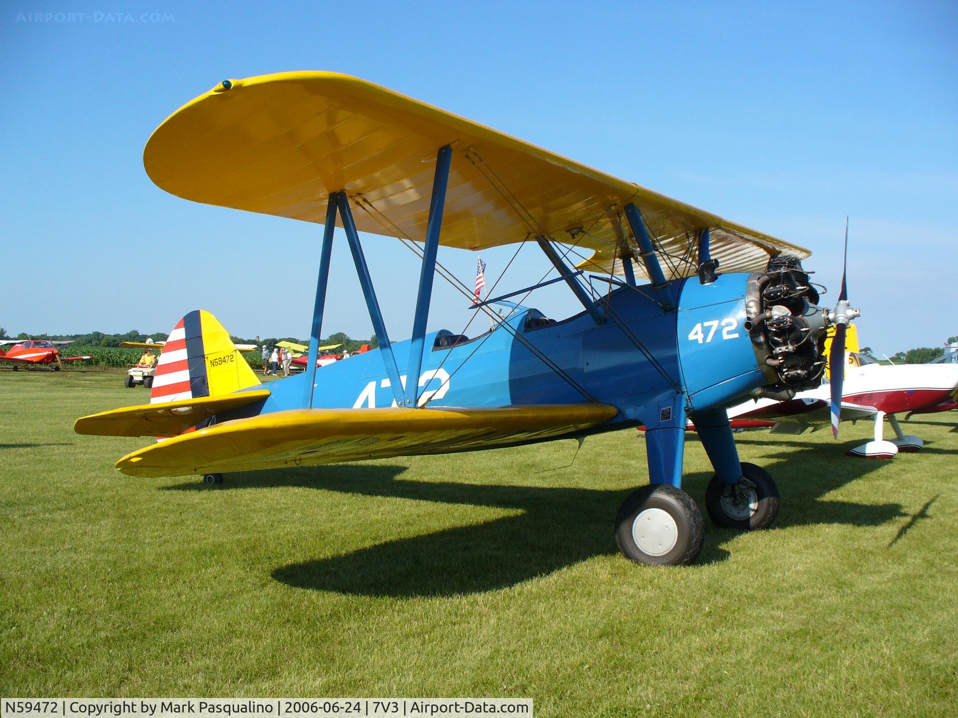 N59472, 1943 Boeing B75N1 C/N 75-4488, Stearman