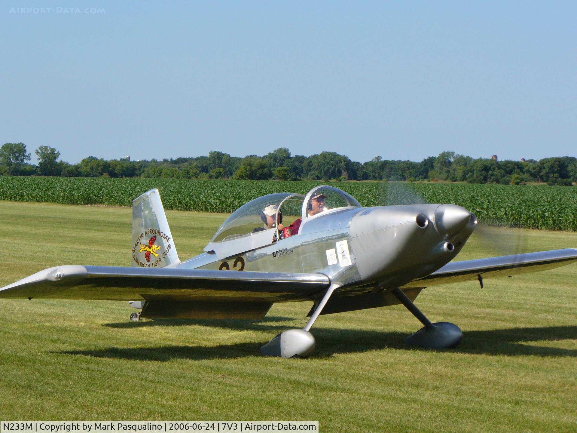 N233M, 1999 Vans RV-8 C/N M1, RV-8