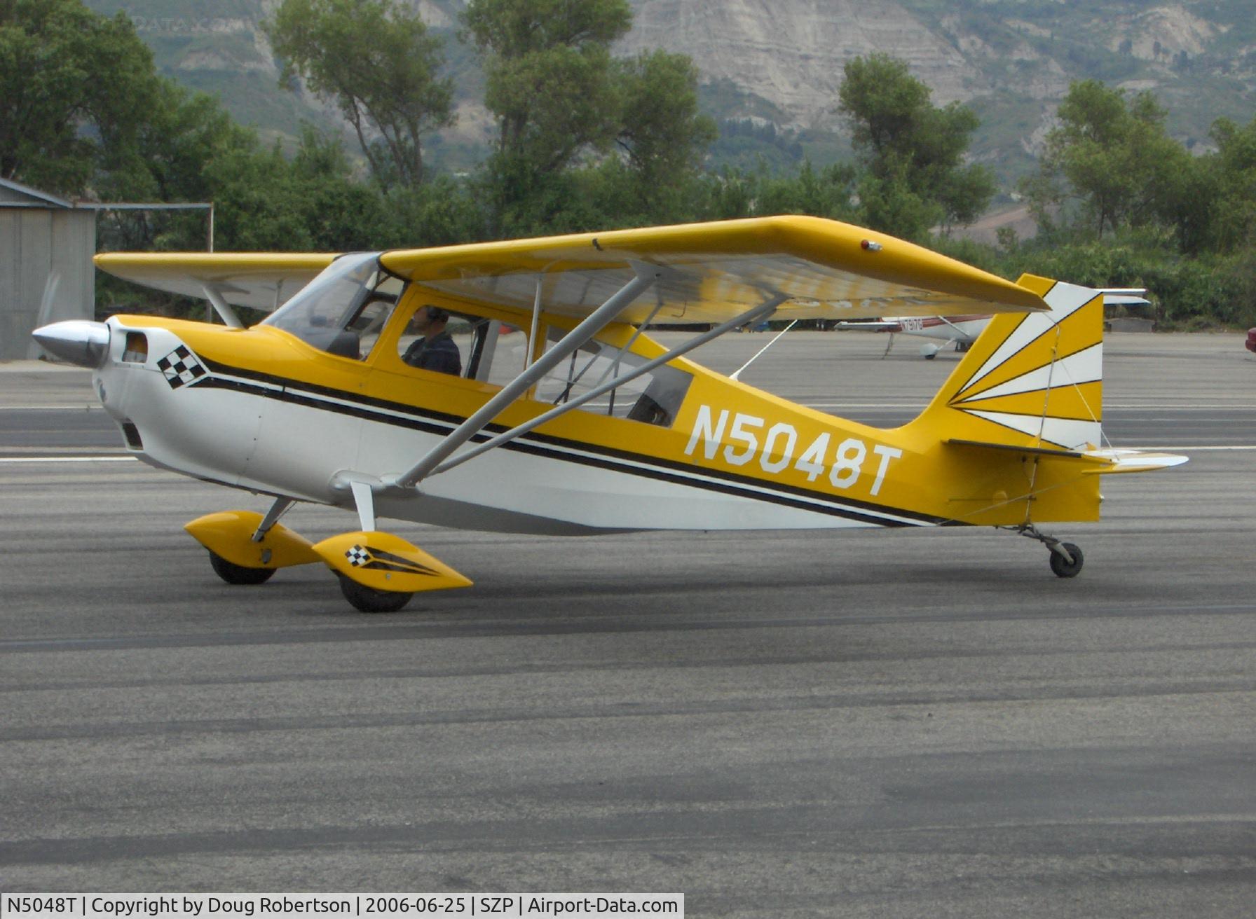 N5048T, 1979 Bellanca 8KCAB Decathlon C/N 518-79, 1979 Bellanca 8KCAB DECATHLON, Lycoming AEIO-320 160 Hp, taxi to Runway 22
