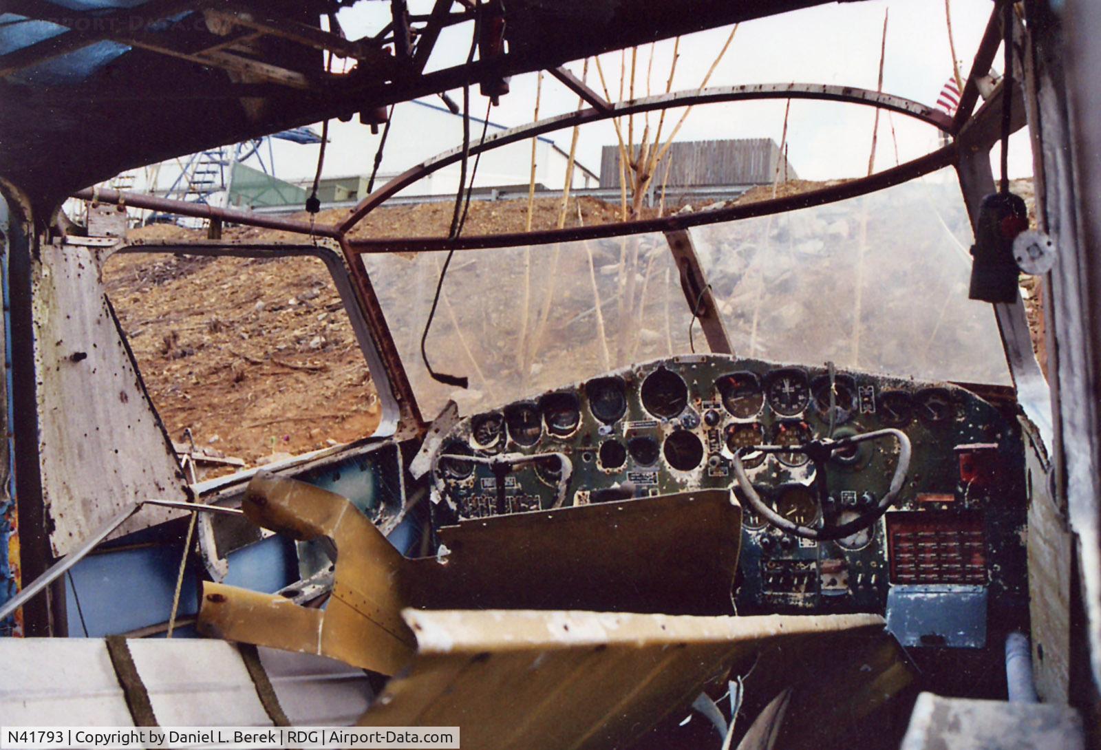 N41793, 1944 Cessna T-50 Bobcat C/N 5855, Here's the business end - or what's left of it - of a 1943 Cessna T50 Bobcat.  This aircraft is currently being restored!