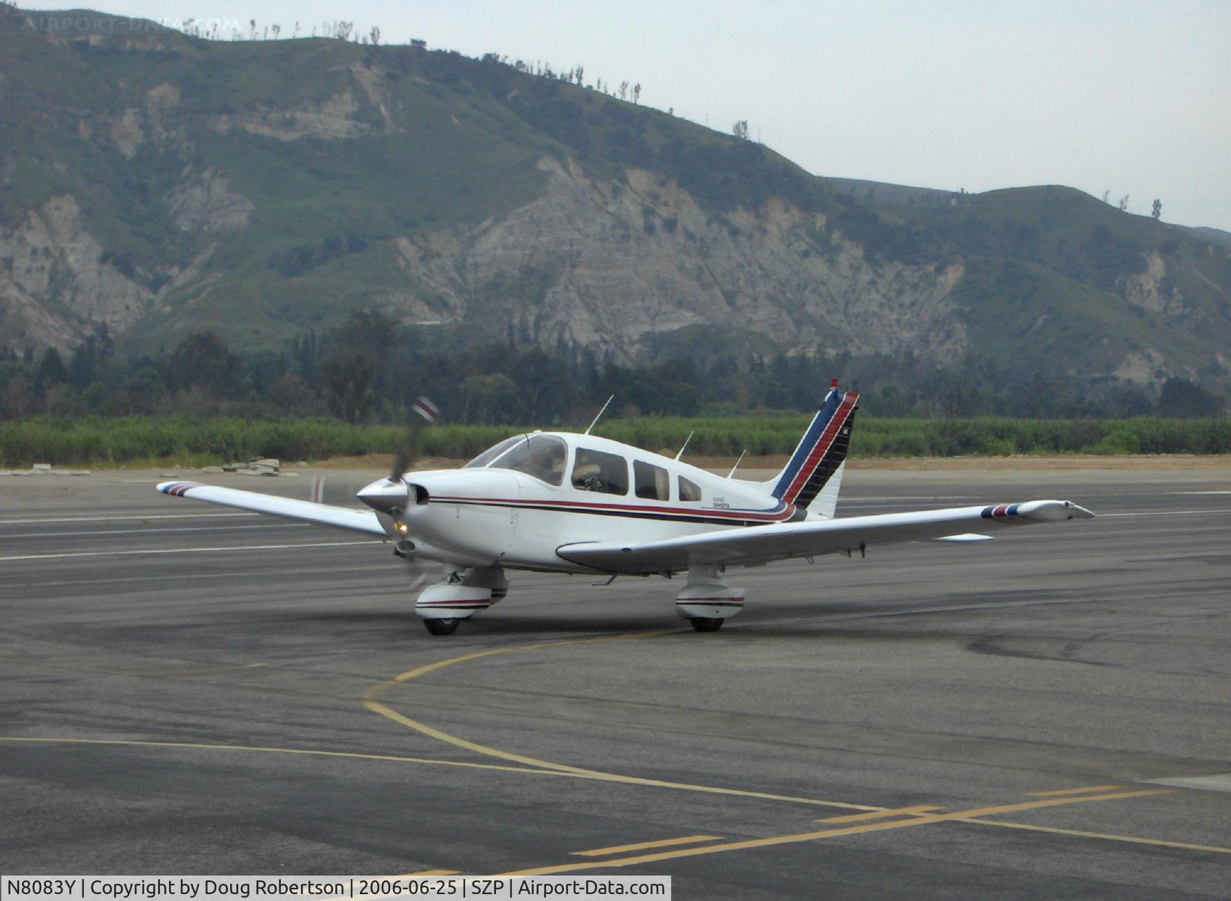 N8083Y, 1979 Piper PA-28-236 Dakota C/N 28-7911310, 1979 Piper PA-28-236 DAKOTA, Lycoming O-540-J3A5D 235 Hp, taxi to Runway 22