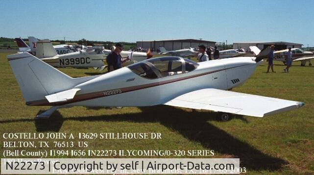 N22273, 1994 Stoddard-Hamilton Glasair TD C/N 656, Glasair 1TD