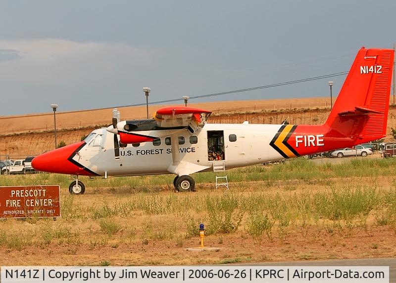 N141Z, 1984 De Havilland Canada DHC-6-300 Twin Otter C/N 803, Photographed at Love Field, Prescott, AZ
