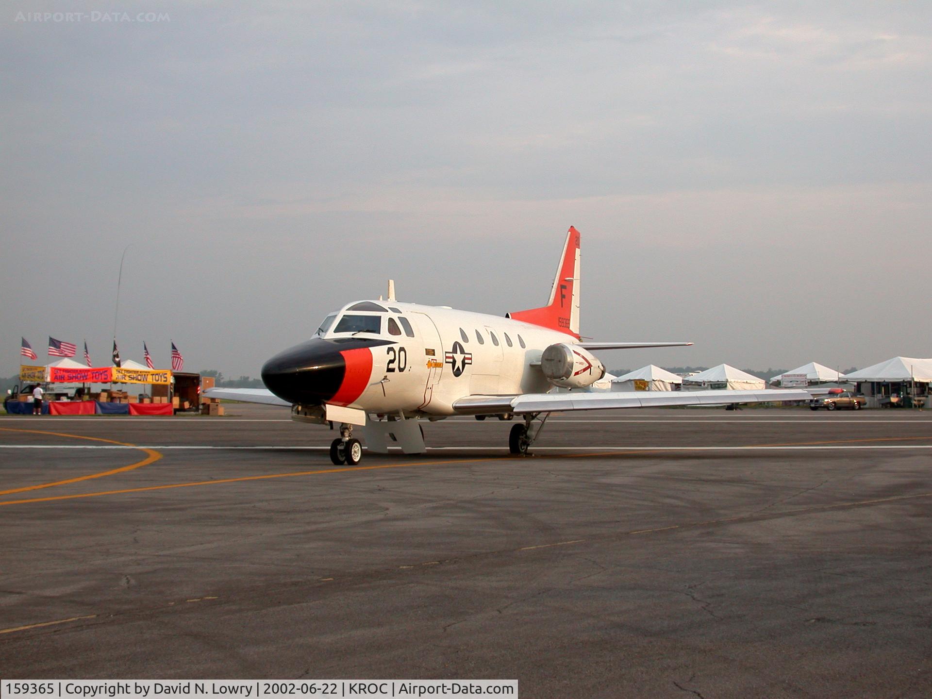159365, North American Rockwell CT-39G Sabreliner C/N 306-70, 159365 at KROC.