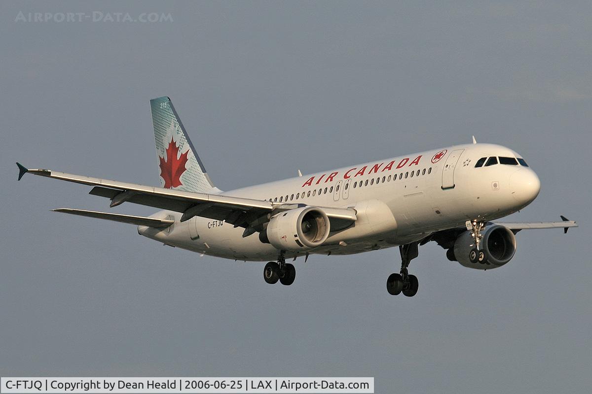C-FTJQ, 1991 Airbus A320-211 C/N 242, Air Canada C-FTJQ (FLT ACA787) from Lester B Pearson Int'l (CYYZ) - Toronto, Canada - on final approach to RWY 24R.