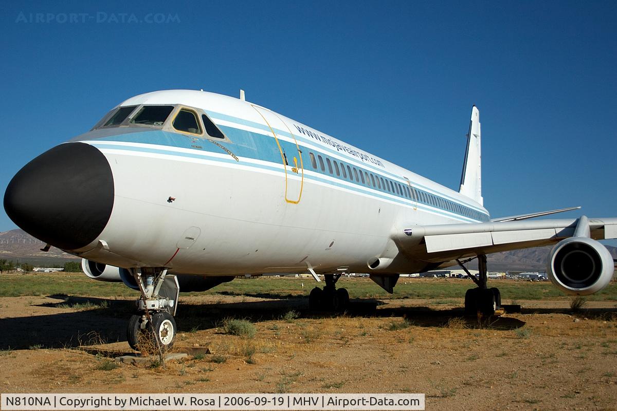 N810NA, 1962 Convair CV-990-30A-5 Coronado C/N 30-10-29, This old bird sits at the entrance of Mojave Airport and welcomes you.