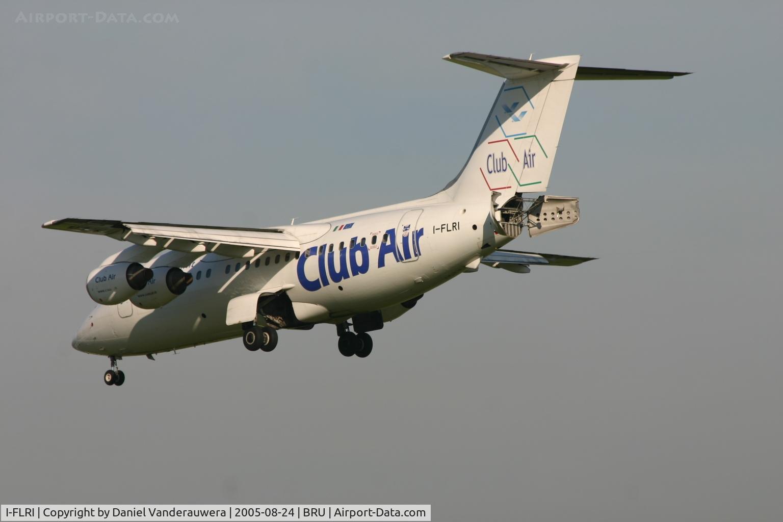 I-FLRI, 1993 British Aerospace BAe.146-200 C/N E2220, short to land on RWY 25L