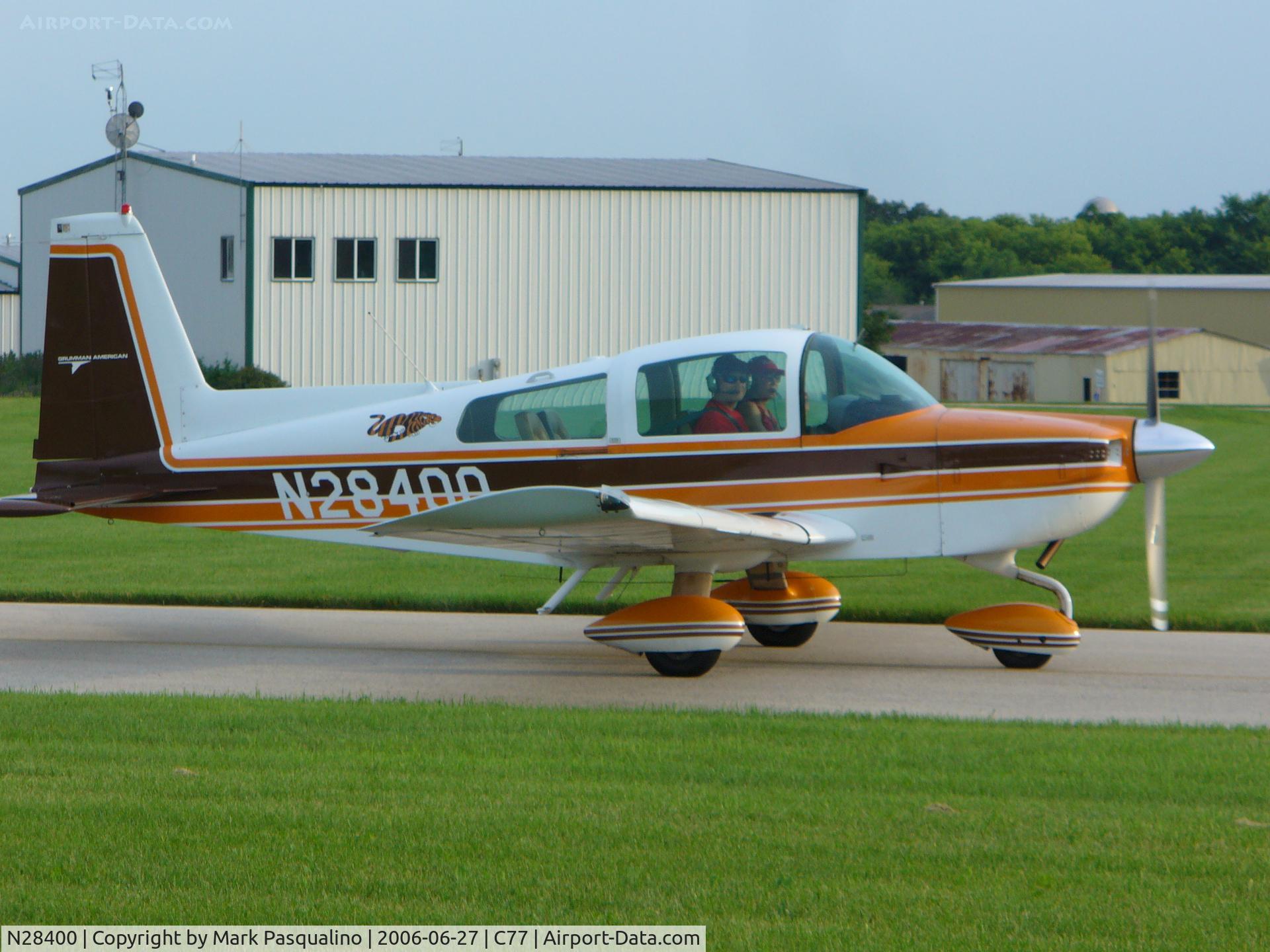N28400, 1977 Grumman American AA-5B Tiger C/N AA5B0591, AA-5B