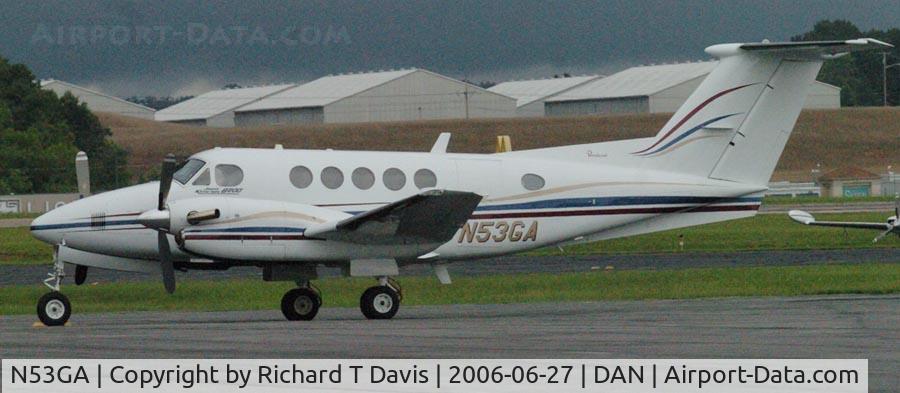N53GA, 1985 Beech B200 King Air C/N BB-1201, 1985 Beech B200 in Danville Va