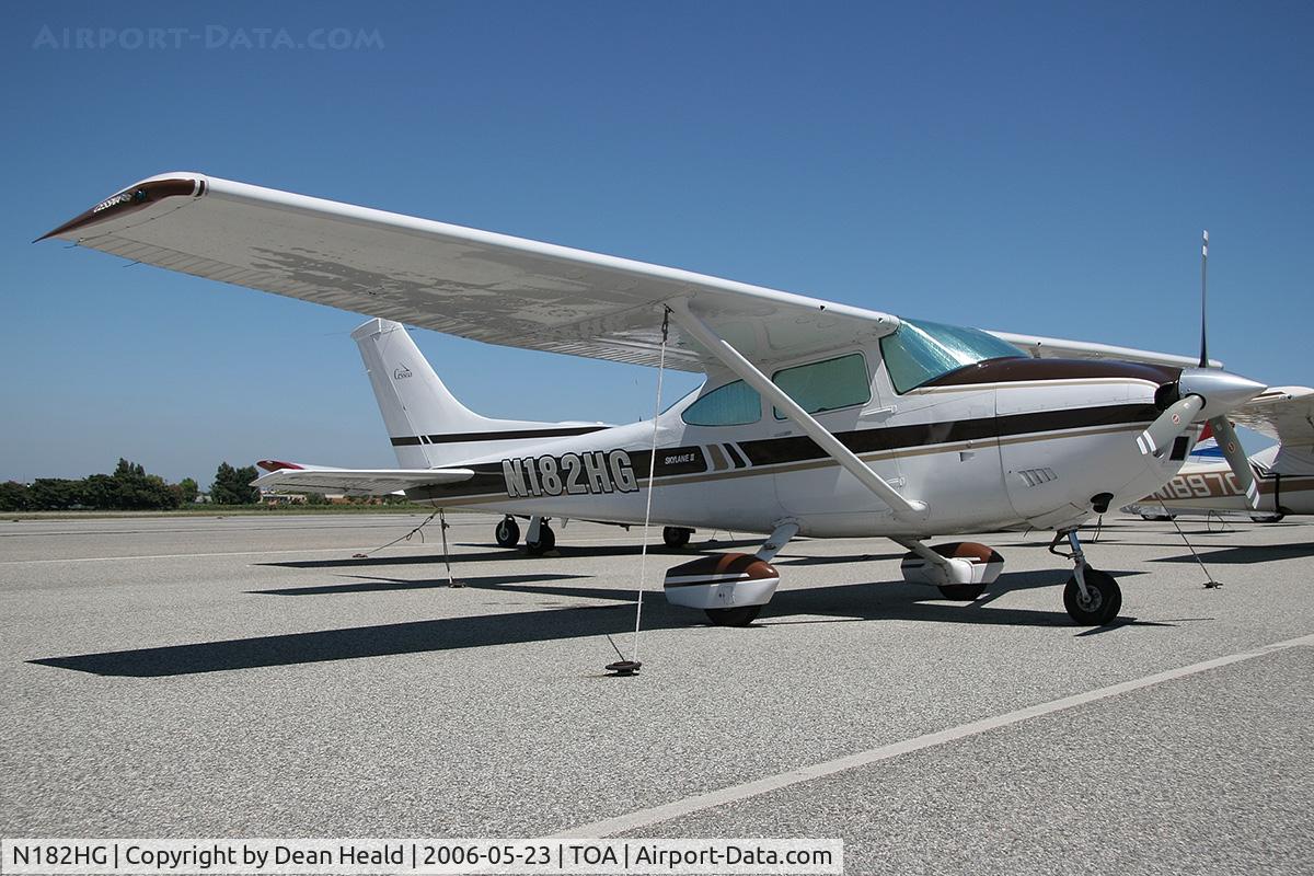 N182HG, 1979 Cessna 182Q Skylane C/N 18267094, 1979 Cessna 182Q Skylane II N182HG parked on the ramp at Torrance Municipal Airport (KTOA).