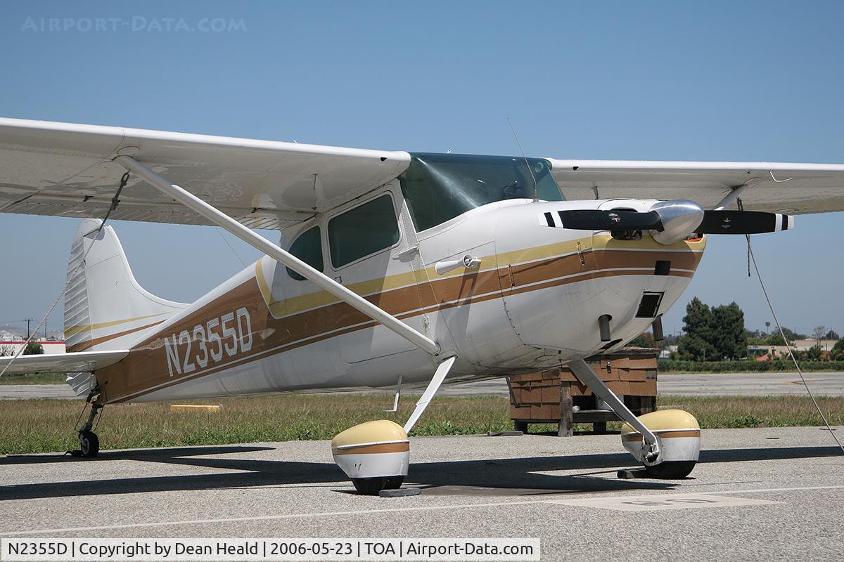 N2355D, 1952 Cessna 170B C/N 20507, 1952 Cessna 170B N2355D parked on the ramp at Torrance Municipal Airport (KTOA).